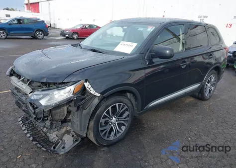 2018 Mitsubishi Outlander Es from USA, damaged, VIN JA4AD2A38JJ003053